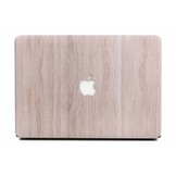 Lunso cover hoes houtlook lichtbruin voor de MacBook Pro 15 inch (2016-2020)