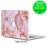 Lunso Marble Finley cover hoes voor de MacBook Pro 13 inch (2012-2015)