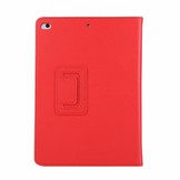 Stand flip sleepcover hoes rood voor de iPad 2, iPad 3 en iPad 4