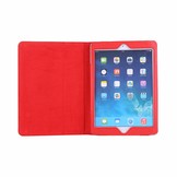 Stand flip sleepcover hoes rood voor de iPad 2, iPad 3 en iPad 4
