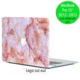 Lunso Marble Finley cover hoes voor de MacBook Pro 15 inch (2012-2015)