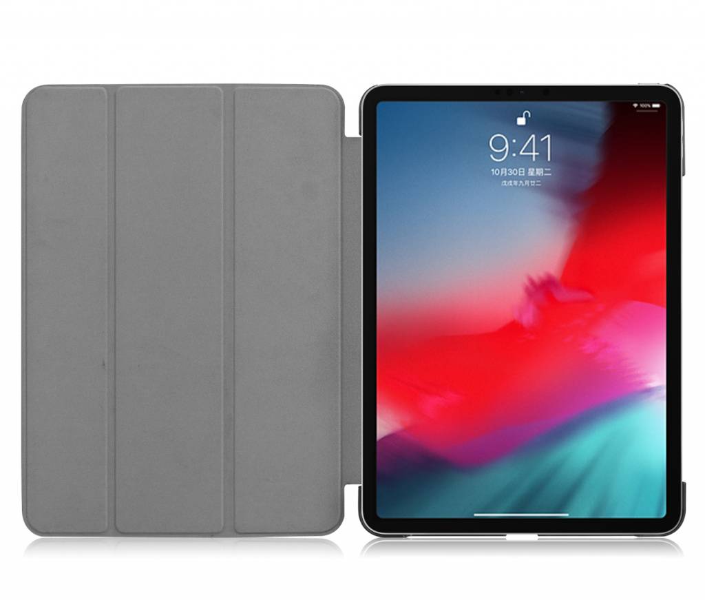 3-Vouw sleepcover hoes paars voor de iPad Pro 11 inch (2018-2019)