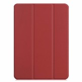 3-Vouw sleepcover hoes bordeaux rood voor de iPad Pro 11 inch (2018-2019)