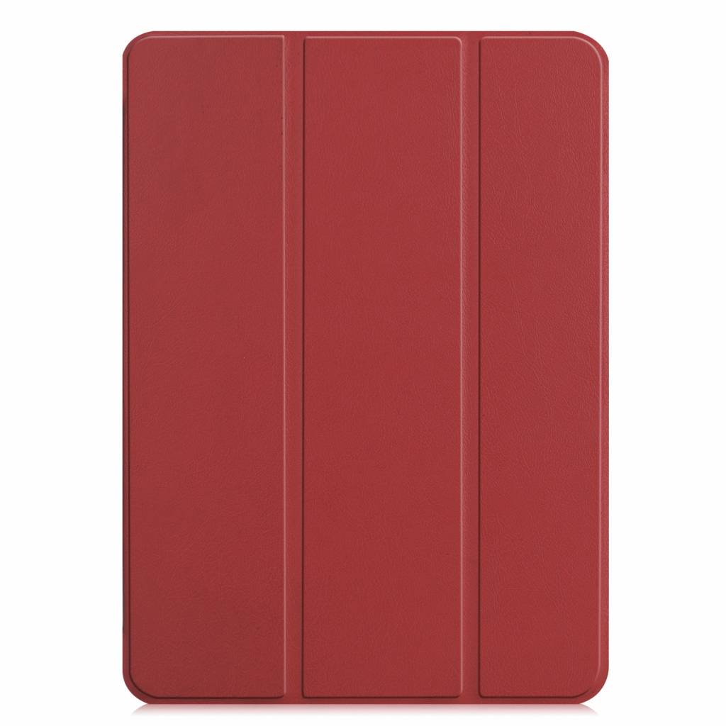 3-Vouw sleepcover hoes bordeaux rood voor de iPad Pro 11 inch (2018-2019)
