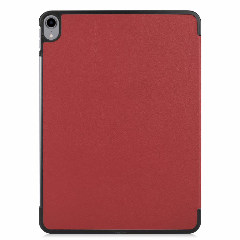 3-Vouw sleepcover hoes bordeaux rood voor de iPad Pro 11 inch (2018-2019)