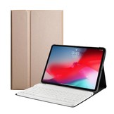 Lunso afneembare Keyboard hoes goud voor de iPad Pro 11 inch (2018-2019)