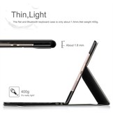 Lunso afneembare Keyboard hoes zwart voor de Apple iPad Pro 10.5 inch / Air (2019) 10.5 inch