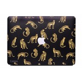 Lunso Leopard Black cover hoes voor de MacBook Air 13 inch (2010-2017)