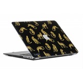Lunso Leopard Black cover hoes voor de MacBook Air 13 inch (2010-2017)