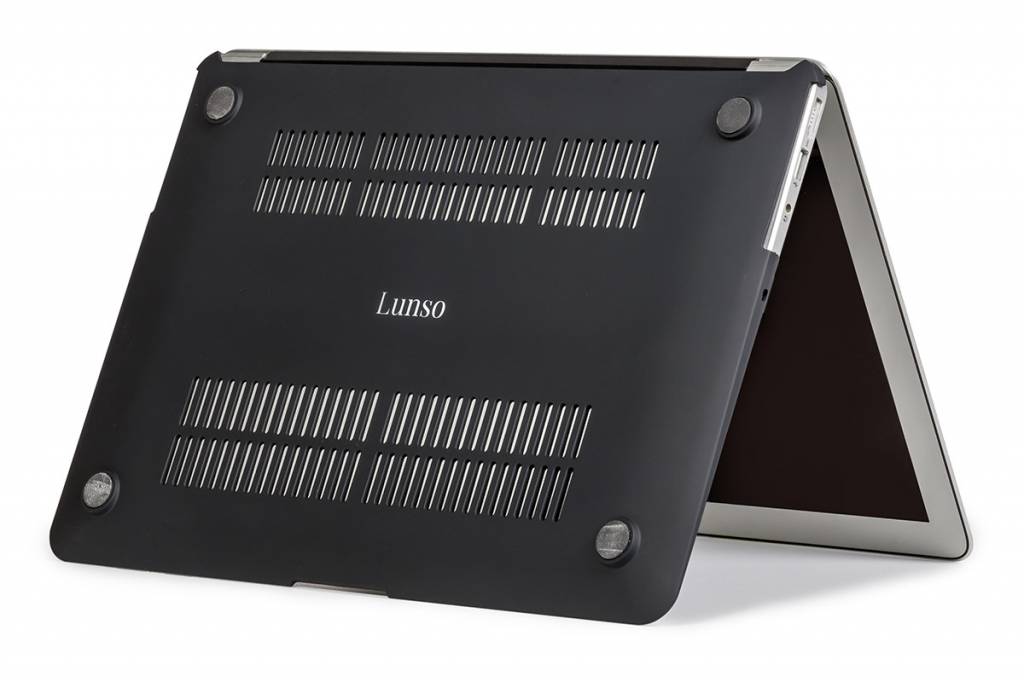 Lunso Leopard Black cover hoes voor de MacBook Air 13 inch (2010-2017)