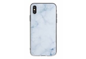 Lunso - backcover hoes - iPhone X / XS - Marble Cleo