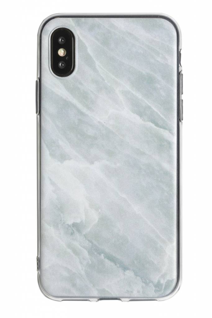 Lunso backcover hoes Marble Opal voor de iPhone XS Max