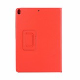 iPad Pro 10.5 inch en iPad Air (2019) 10.5 inch Stand flip sleepcover hoes - Rood