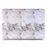 Lunso Marble Etta cover hoes voor de MacBook Air 13 inch (2018-2019)