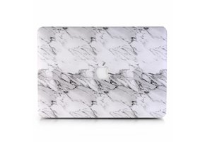 Lunso MacBook Air 13 inch (2018-2019) cover hoes - case - Marble Etta