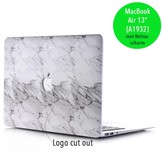 Lunso Marble Etta cover hoes voor de MacBook Air 13 inch (2018-2019)