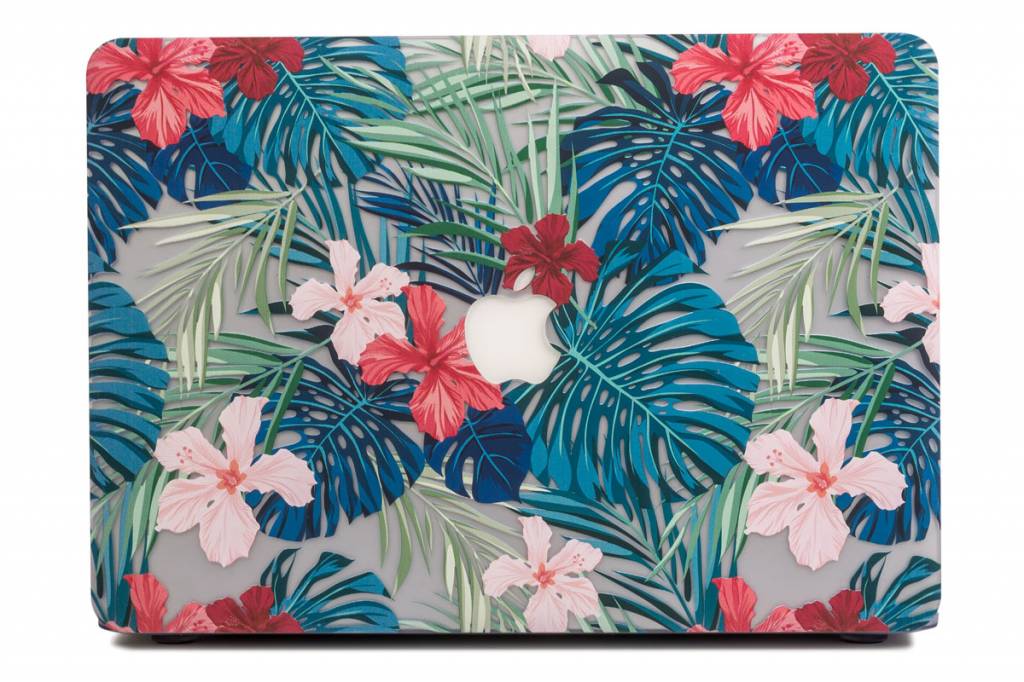 Lunso Tropical Red cover hoes voor de MacBook Air 13 inch (2018-2019)