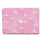 Lunso Flamingo Pink cover hoes voor de MacBook Air 13 inch (2018-2019)