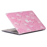 Lunso Flamingo Pink cover hoes voor de MacBook Air 13 inch (2018-2019)