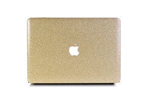 Lunso MacBook Air 13 inch (2018-2019) cover hoes - case - Glitter goud