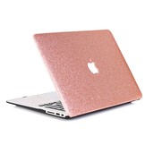 Glitter Rose Goud cover hoes voor de MacBook Air 13 inch (2018-2019)