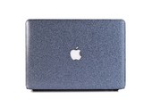 Lunso MacBook Air 13 inch (2018-2019) cover hoes - case - Glitter Donkergrijs