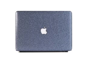 Lunso MacBook Air 13 inch (2018-2019) cover hoes - case - Glitter Donkergrijs