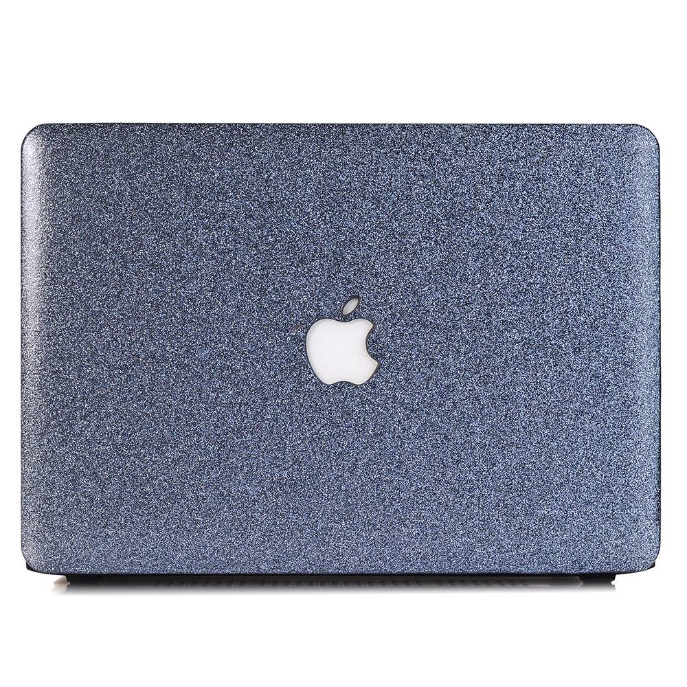 Glitter Donkergrijs cover hoes voor de MacBook Air 13 inch (2018-2019)