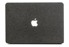 Lunso MacBook Air 13 inch (2018-2019) cover hoes - case - Glitter zwart