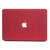 Glitter rood cover hoes voor de MacBook Air 13 inch (2018-2019)