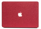 Lunso MacBook Air 13 inch (2018-2019) cover hoes - case - Glitter rood