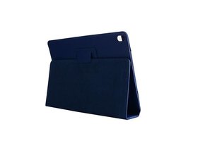 Lunso - iPad Pro 10.5 inch / Air (2019) 10.5 inch - Stand flip sleepcover hoes - Donkerblauw
