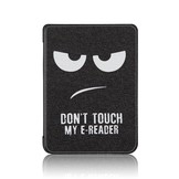 Don't Touch sleepcover flip hoes voor de Kindle Paperwhite 4