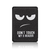 Don't Touch sleepcover flip hoes voor de Kindle Paperwhite 4