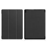 3-Vouw sleepcover hoes zwart voor de Lenovo Tab E10