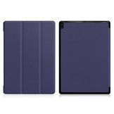 3-Vouw sleepcover hoes blauw voor de Lenovo Tab E10