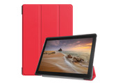 3-Vouw sleepcover hoes - Lenovo Tab E10 - Rood