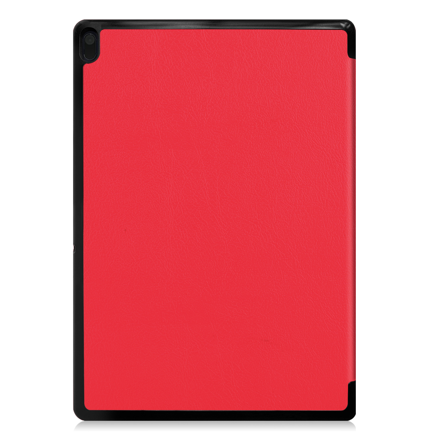 3-Vouw sleepcover hoes rood voor de Lenovo Tab E10