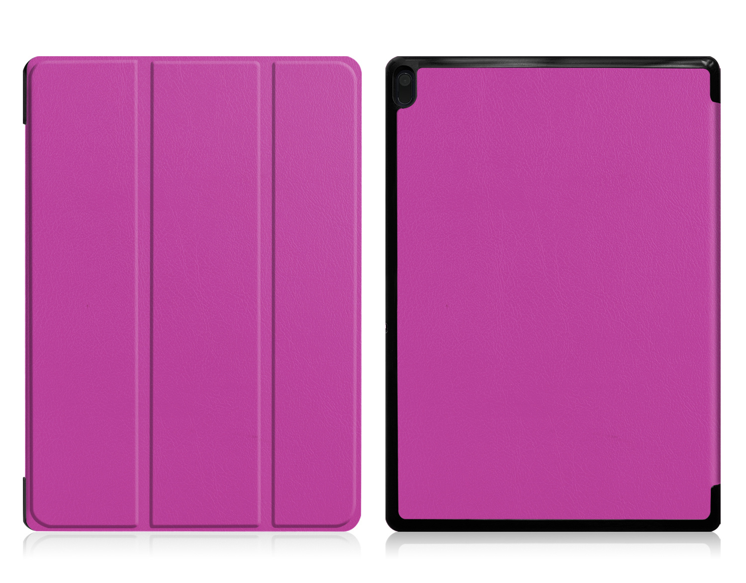 3-Vouw sleepcover hoes paars voor de Lenovo Tab E10
