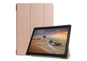3-Vouw sleepcover hoes - Lenovo Tab E10 - Rose Goud