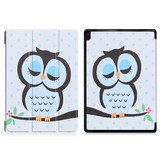 3-Vouw sleepcover hoes Lazy Owl voor de Lenovo Tab E10