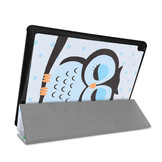 3-Vouw sleepcover hoes Lazy Owl voor de Lenovo Tab E10