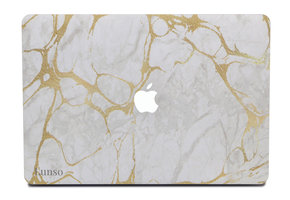Lunso MacBook Air 13 inch (2010-2017) cover hoes - case - Marble Stella