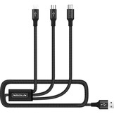 3 in 1 cadeaupakket/giftset zwart voor de iPhone XS Max