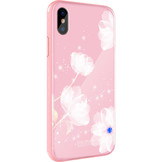 3 in 1 cadeaupakket/giftset roze voor de iPhone X/ XS