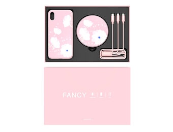 Nillkin - 3 in 1 cadeaupakket/giftset - iPhone XR - Roze