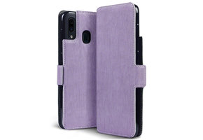 Qubits - slim wallet hoes - Samsung Galaxy A30 - Paars