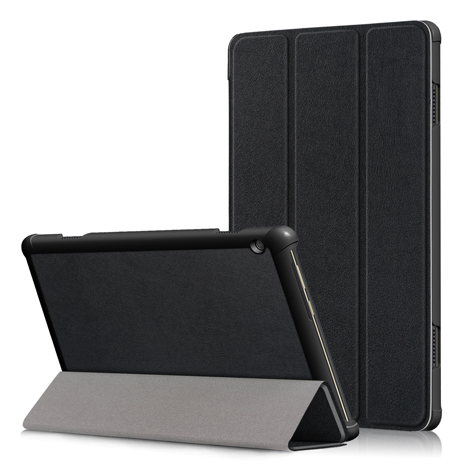 3-Vouw sleepcover hoes zwart voor de Lenovo Tab M10