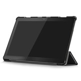 Lenovo Tab M10 Gen 1 Tri-Fold Bookcase hoes - Zwart