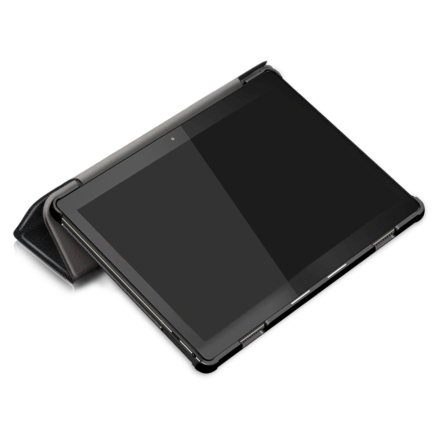 3-Vouw sleepcover hoes zwart voor de Lenovo Tab M10